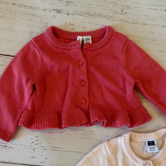 Janie and Jack Girls' Pink Cardigan Set - Picture 2 of 6